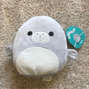 New With Tags - Squishmallows Seal or Manatee, Matt - Plush Toy